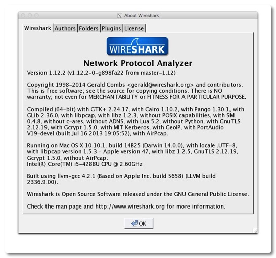 Wireshark for mac yosemite download