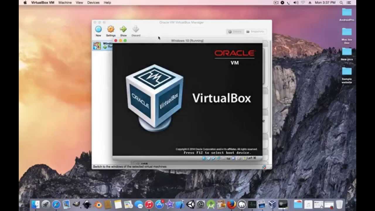 mac iso for virtual box